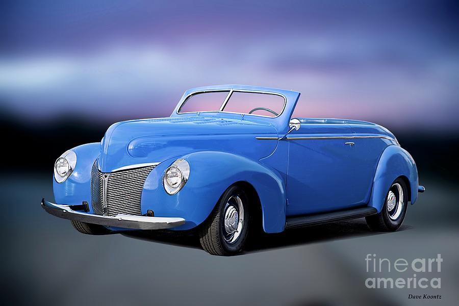 1940 Ford Convertible Coupe I Photograph