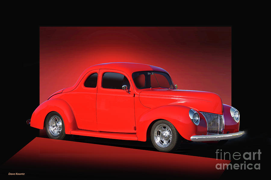 1940 Ford Coupe 'Now appearing on Stage' Photograph by Dave Koontz ...