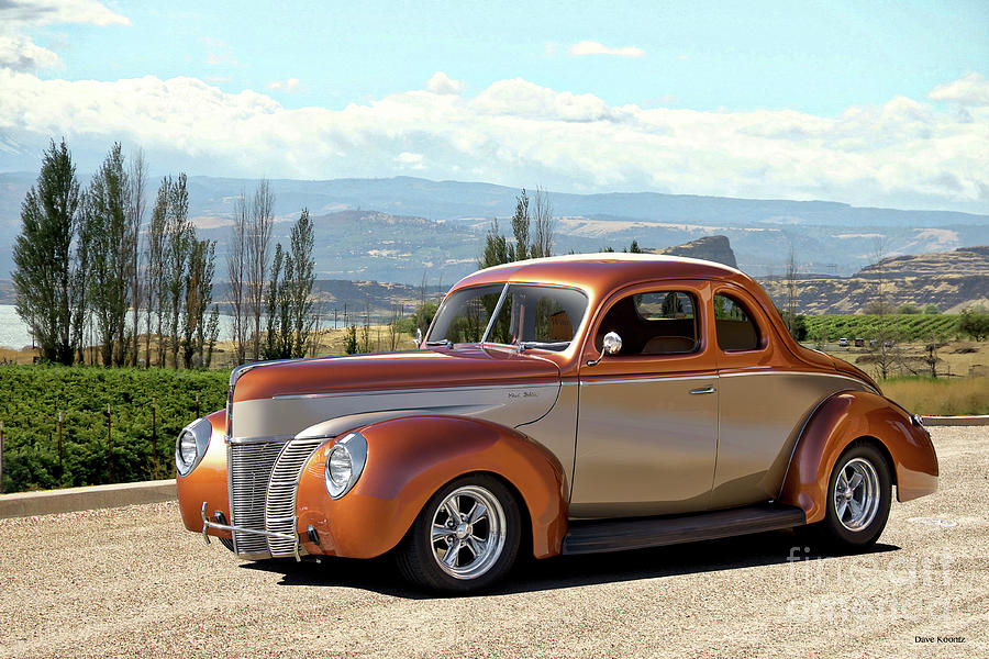 1940 Ford Deluxe Coupe 'Country Roads' I Photograph by Dave Koontz - Pixels