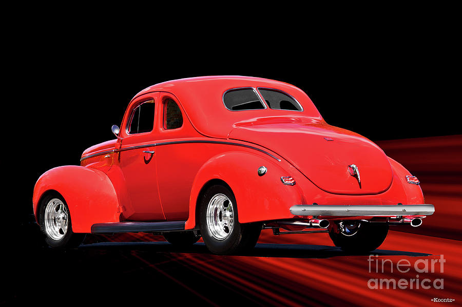 1940 Ford Deluxe Coupe 'Rear' Photograph by Dave Koontz | Fine Art America