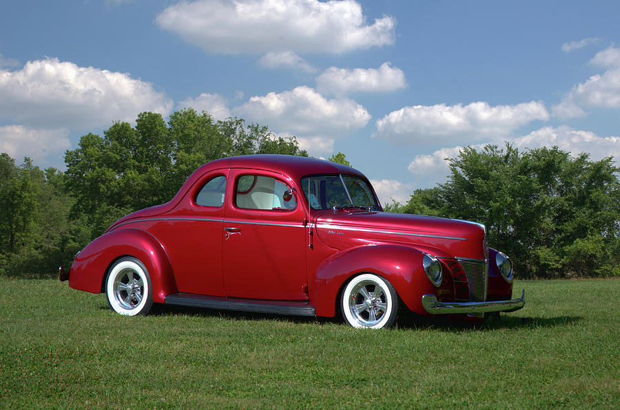 1940 Ford Hot Rod Coupe  Photograph by Tim McCullough