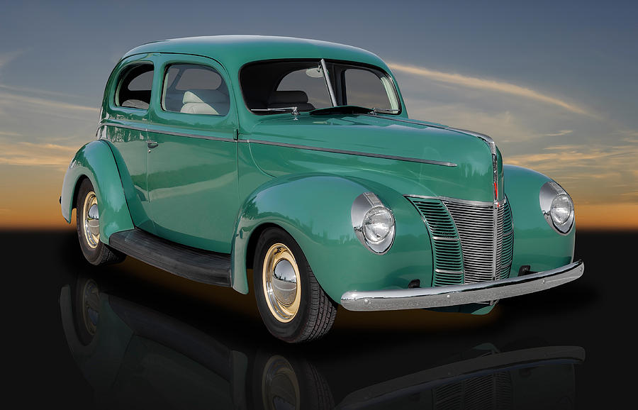 1940 Ford V8 Deluxe Coupe Photograph by Frank J Benz
