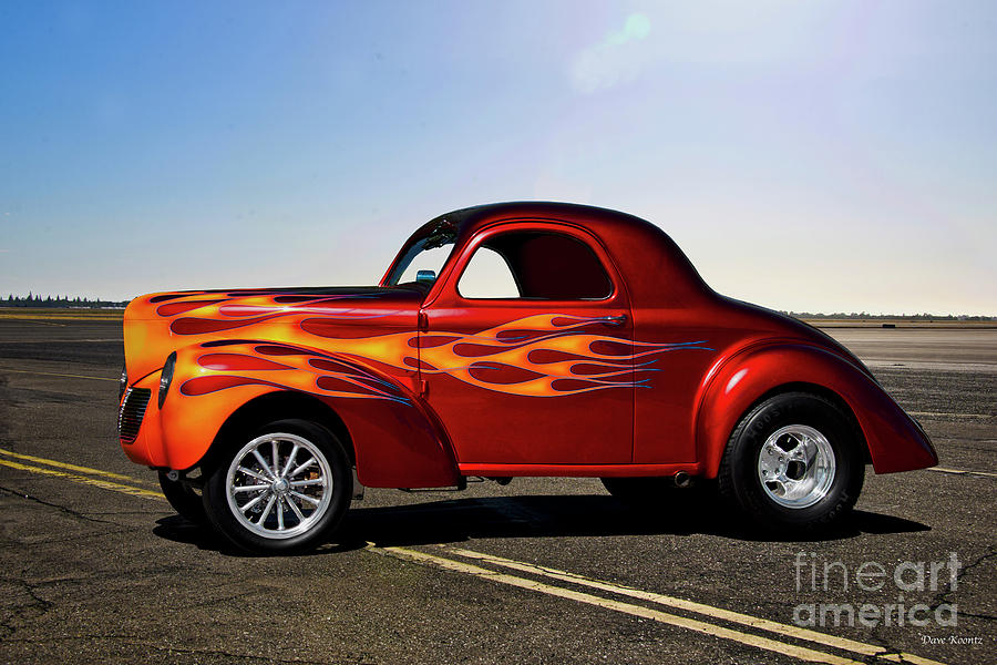 1940 Willys Coupe 'Gasser' I Photograph by Dave Koontz - Fine Art America