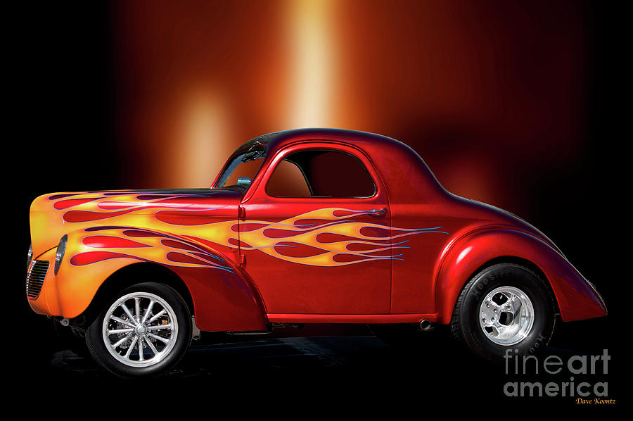 1940 Willys Coupe 'Gasser' III Photograph by Dave Koontz - Fine Art America