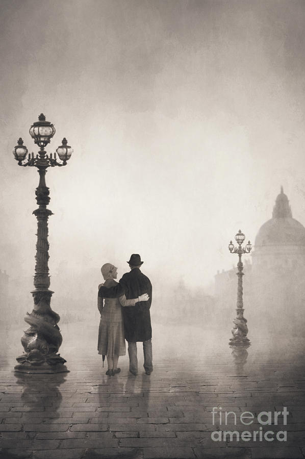 1940s Couple Venice Photograph by Lee Avison