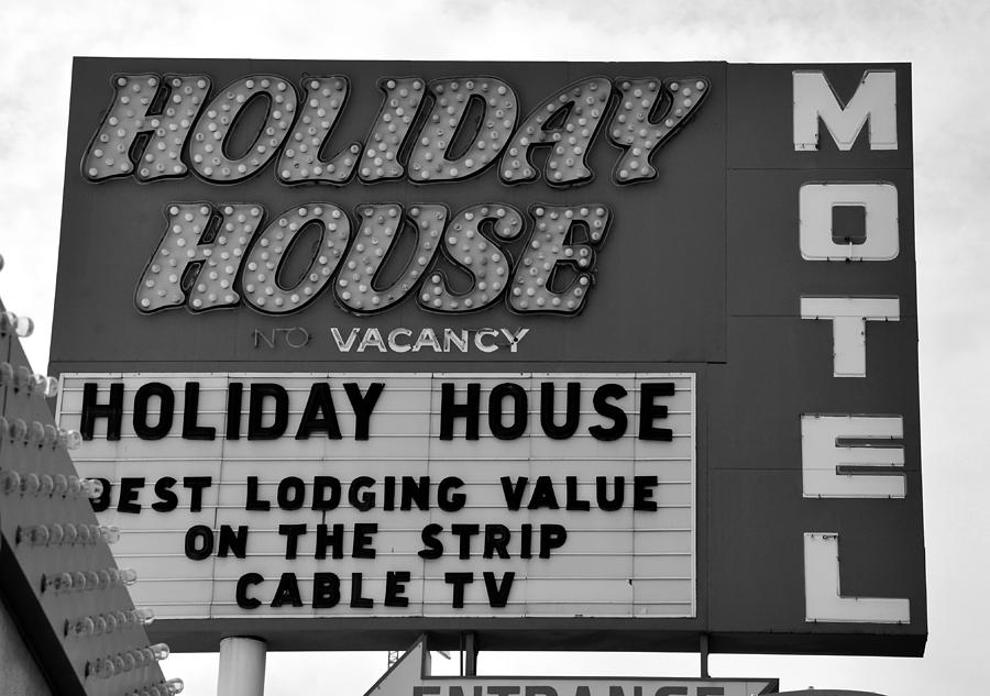 1940s Motel sign Las Vegas Photograph by David Lee Thompson