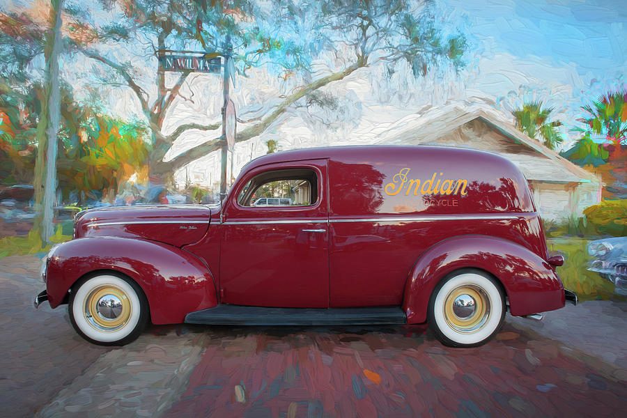 1941 Ford Deluxe Panel Truck c139 Photograph by Rich Franco