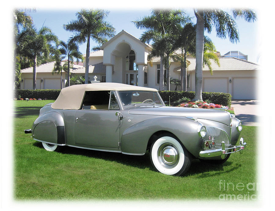 1941 Lincoln Continental Cabriolet Photograph by Ron Long