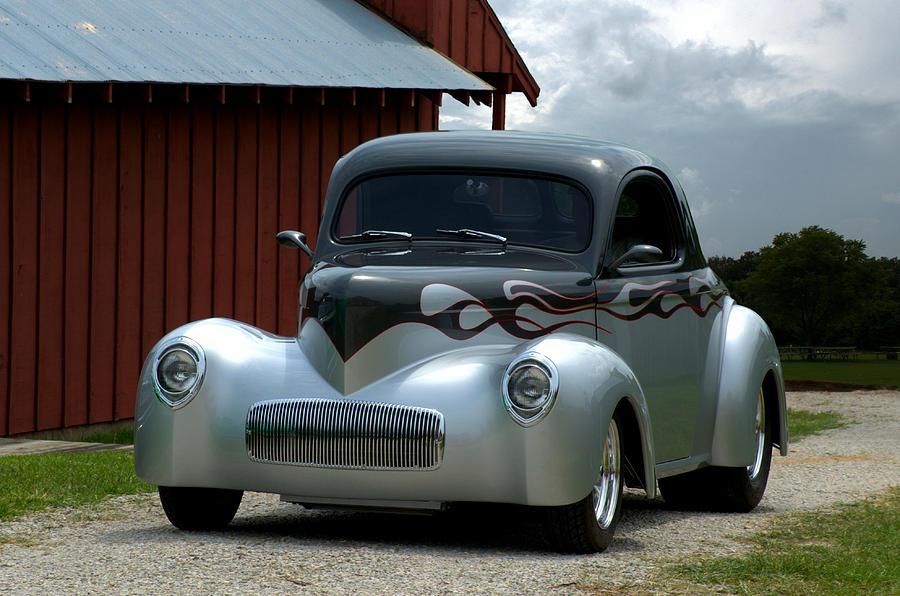 1941 Willis Coupe Hot Rod Photograph by Tim McCullough