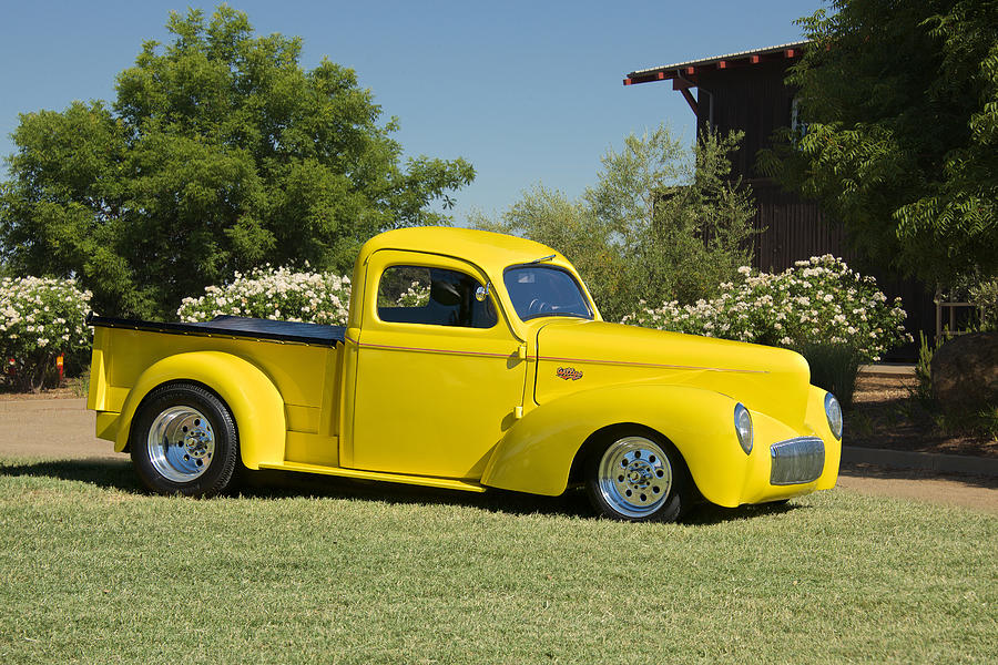 1941 Willys Custom Pickup Truck Photograph by Dave Koontz