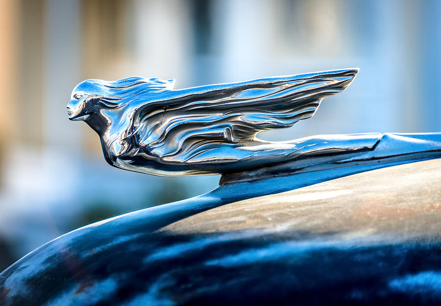 1941 Winged Goddess Hood Ornament - Classic Cadillac Photograph Photograph by Duane Miller