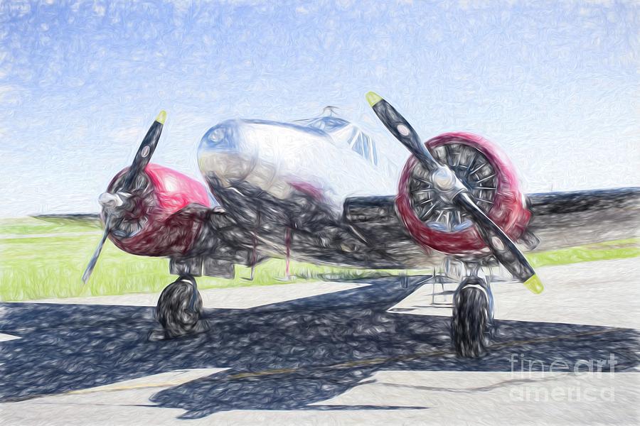 1943 Aircraft Painting by Steven Parker