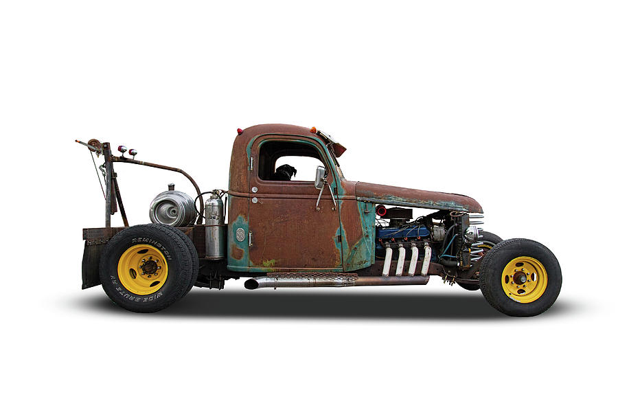 1944 Rat Rod Wrecker Photograph by Nick Gray