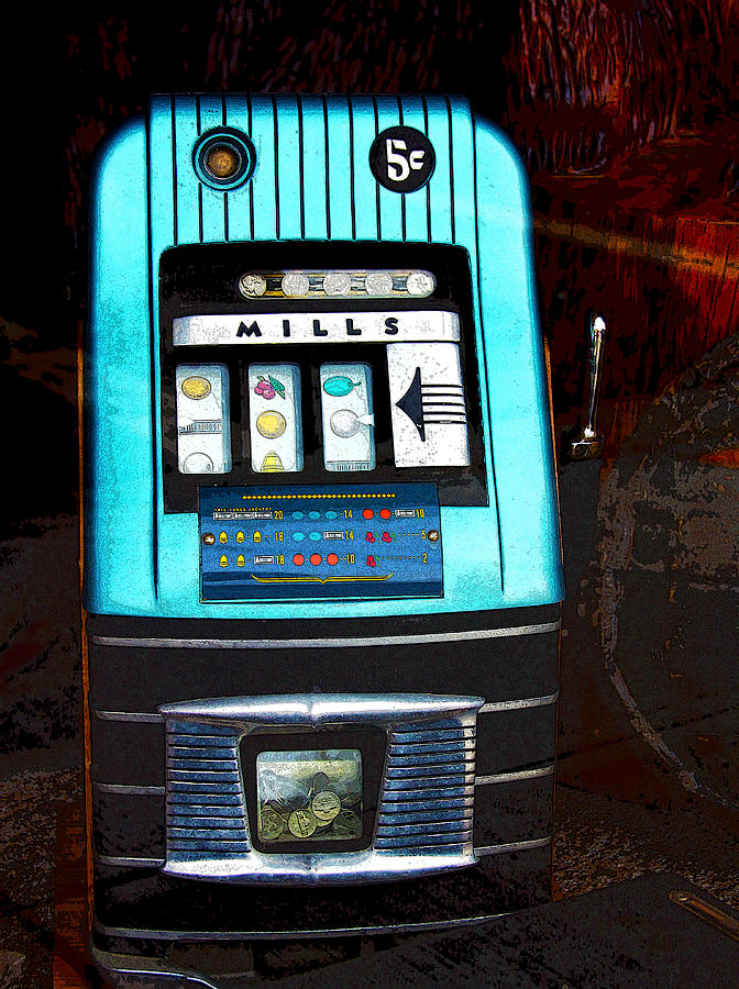 5 cent mills slot machine fruit bell