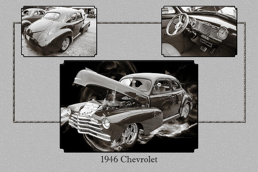 1946 Chevrolet Classic Car Photograph 6772.01 Photograph by M K Miller