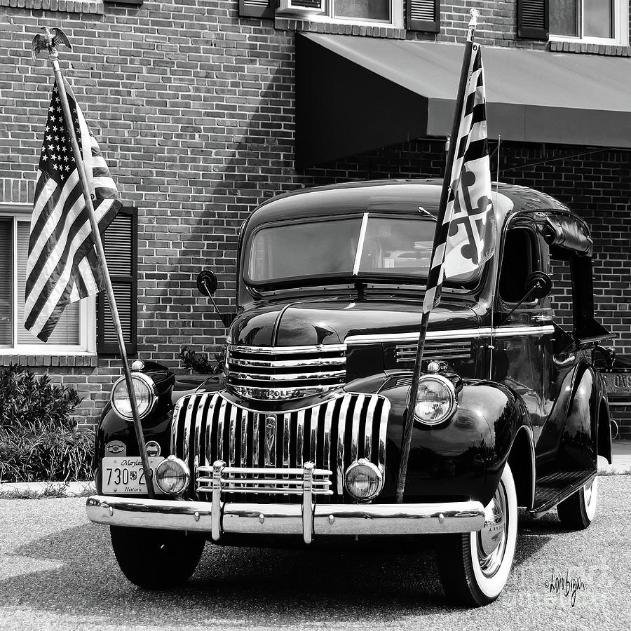 Car Photograph - 1946 Chevrolet by Lois Bryan