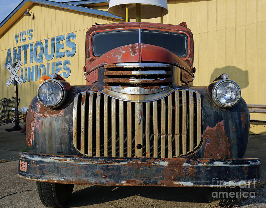 Vintage Photograph - 1946 Chevrolet Truck by Steve Gass