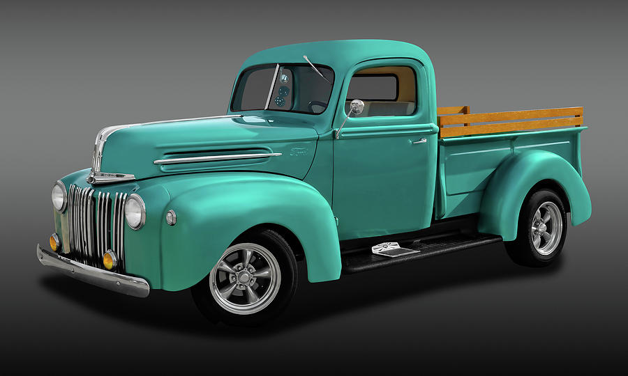 1946 Ford Half Ton Pickup Truck  -  1946FORDTRKFA9973 Photograph by Frank J Benz