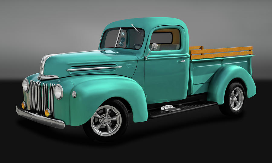 1946 Ford Half Ton Pickup Truck  -  46FDPKUPGRY9973 Photograph by Frank J Benz
