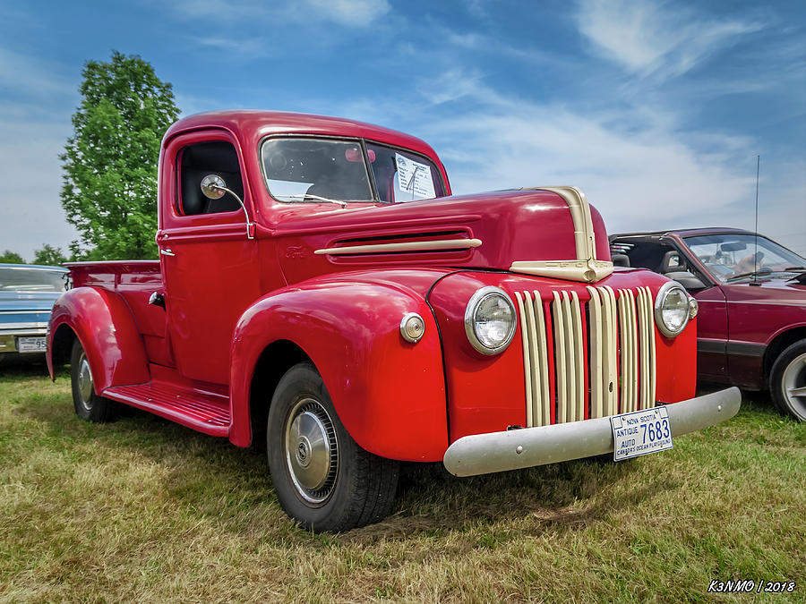 1946 Ford pickup truck Photograph by Ken Morris