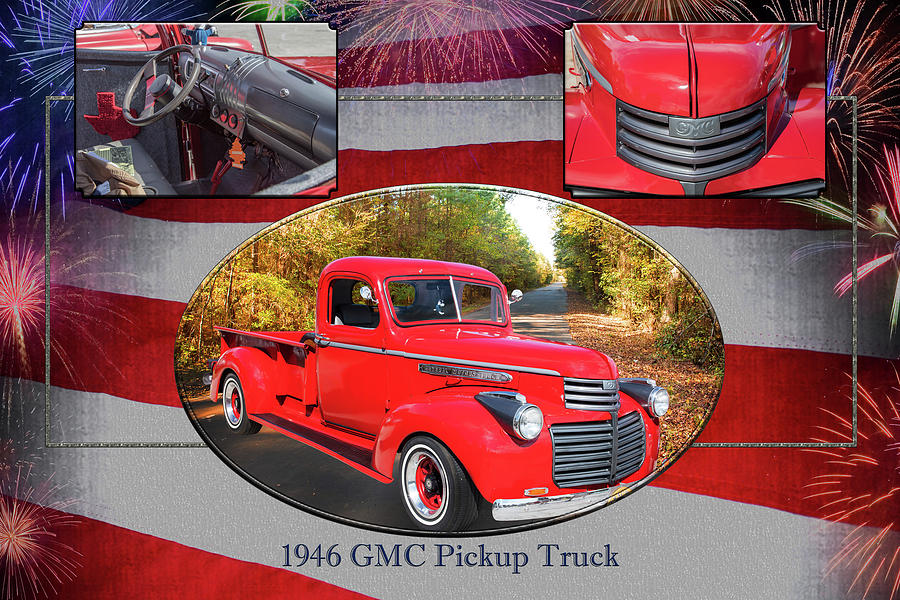 1946 GMC Pickup Truck 5514 .05 Photograph by M K Miller