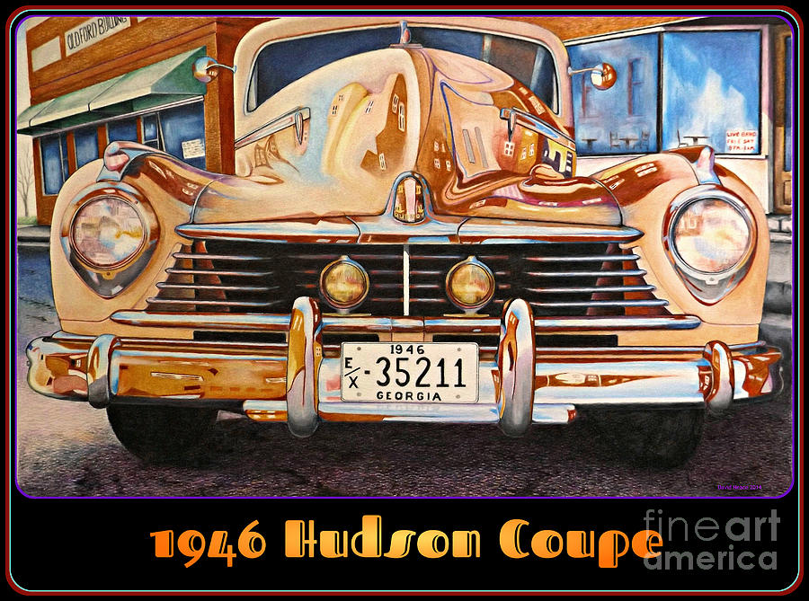 1946 Hudson Drawing by David Neace CPX
