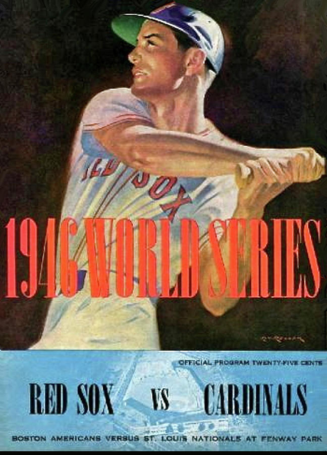 St. Louis Cardinals 1946 World Series Program Canvas Print