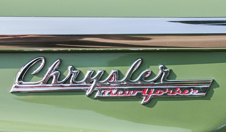 1947 Chrysler New Yorker Emblem Photograph by Ira Marcus