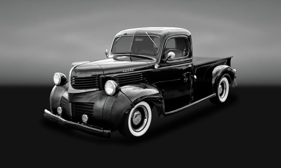 1947 Dodge Brothers Job Rated Pickup Truck  -  47DGETRKBLK420 Photograph by Frank J Benz