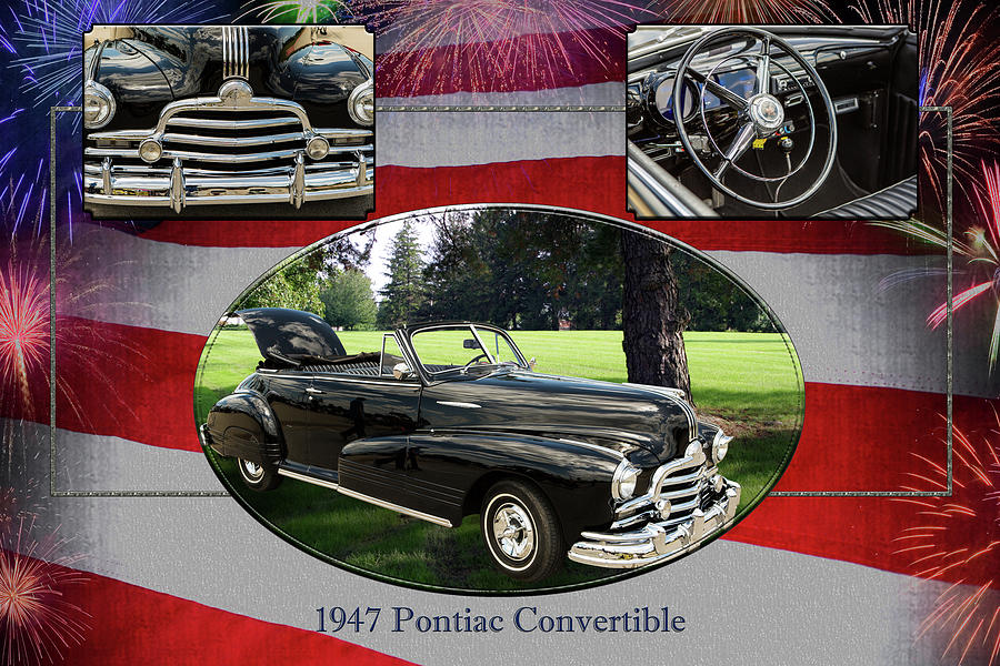 1947 Pontiac Convertible Photograph 5544.01 Photograph by M K Miller