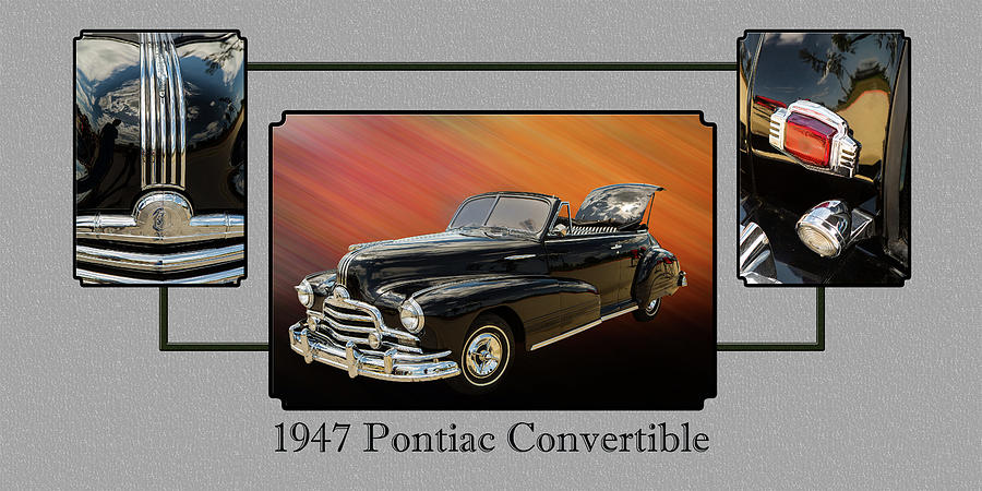 Car Photograph - 1947 Pontiac Convertible Photograph 5544.02 by M K Miller