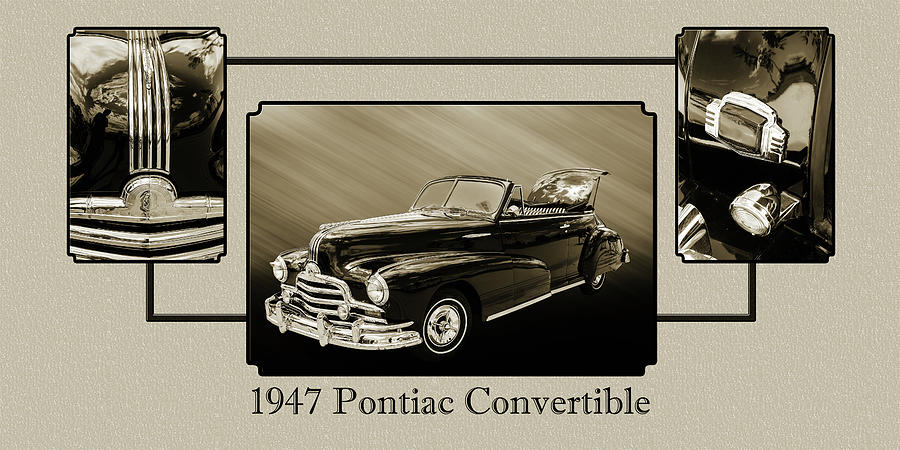 1947 Pontiac Convertible Photograph 5544.51 Photograph by M K Miller