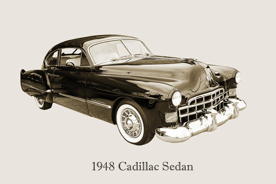 1948 Cadillac Sedan Classic Car Photograph 6722.01 Photograph by M K Miller