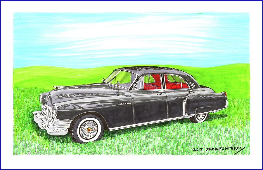 1948 Cadillac Series 62 Fleetwood Sedan Painting by Jack Pumphrey
