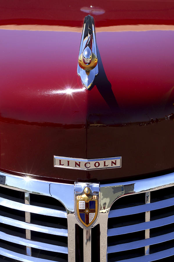1948 Lincoln Continental Hood Ornament 3 Photograph by Jill Reger