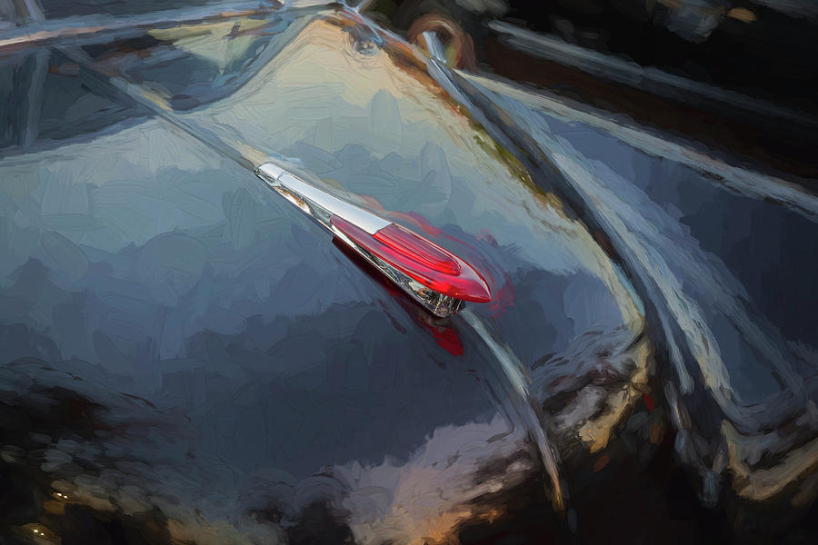1949 Chevrolet Coupe Deluxe Hood Ornament Photograph by Rich Franco