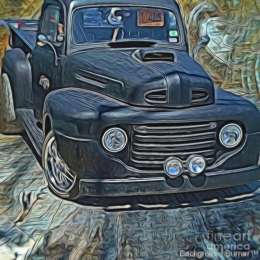 1949 Ford f100 Truck Photograph by Diana Mary Sharpton