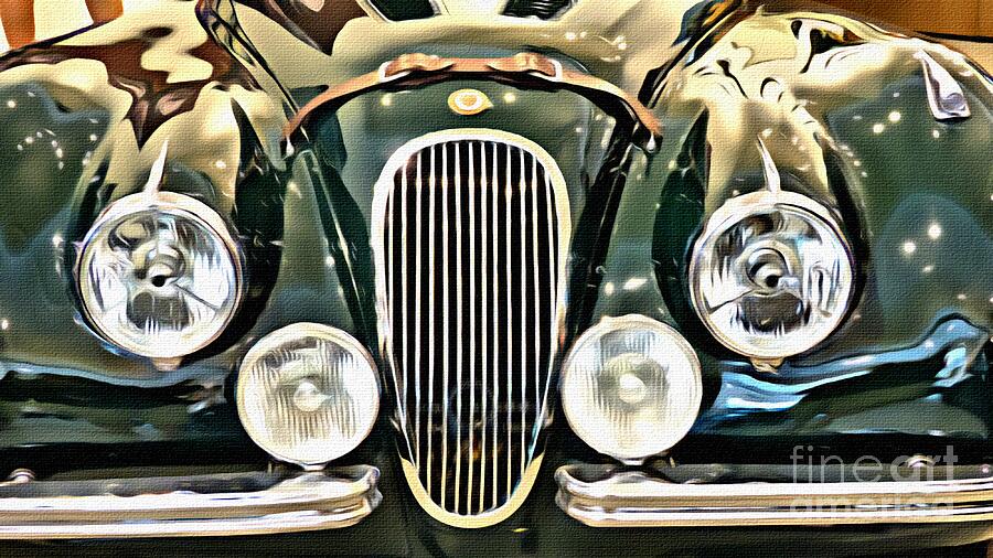 1949 Jaguar XK Digital Art by Carlos Amaro - Fine Art America