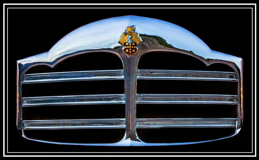 1949 Packard Grill Photograph by TL Mair