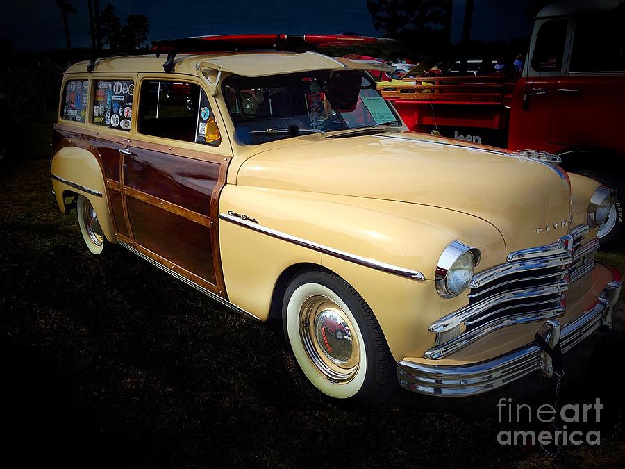1949 Plymouth Woody  by Anne Sands