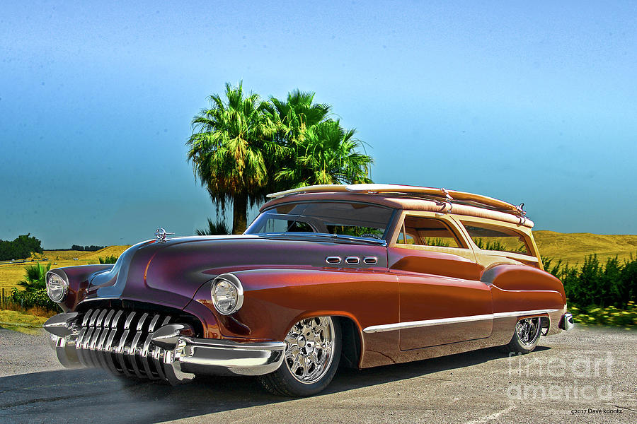 1950 Buick Custom Woody Wagon IV Photograph By Dave Koontz - Pixels