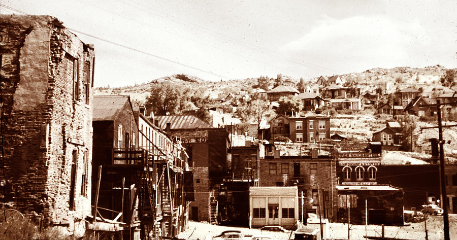 1950 Central City sepia Photograph by Marilyn Hunt