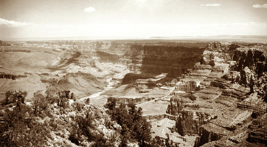 Grand Canyon National Park Photograph - 1950 Grand Canyon Desert Point by Marilyn Hunt