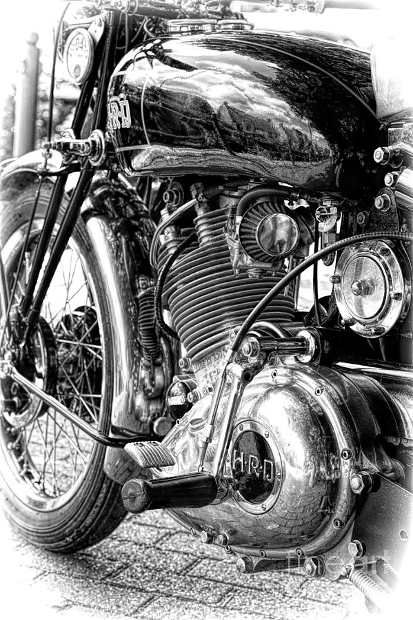 1950 HRD Vincent Meteor Photograph by Tim Gainey
