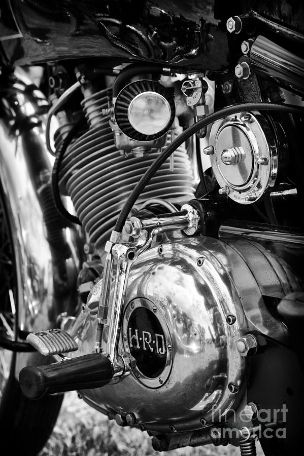 1950 HRD Vincent Series B Meteor  Photograph by Tim Gainey