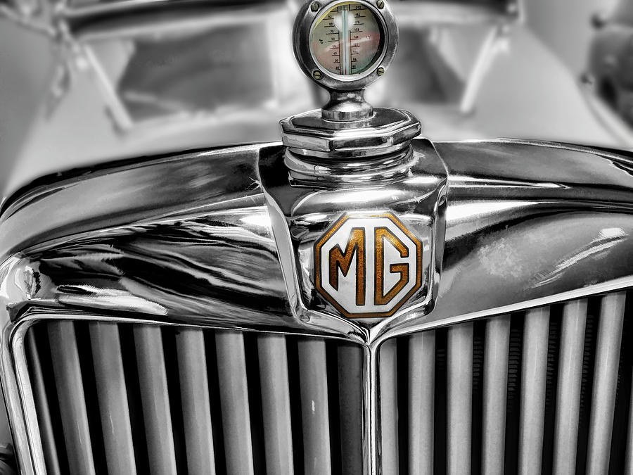 1950 MG TD Midget Photograph by John Straton
