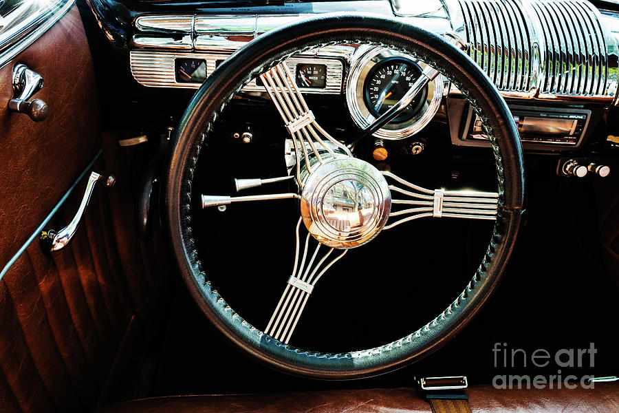 1950 Plymouth Coupe Dashboard Photograph by M G Whittingham