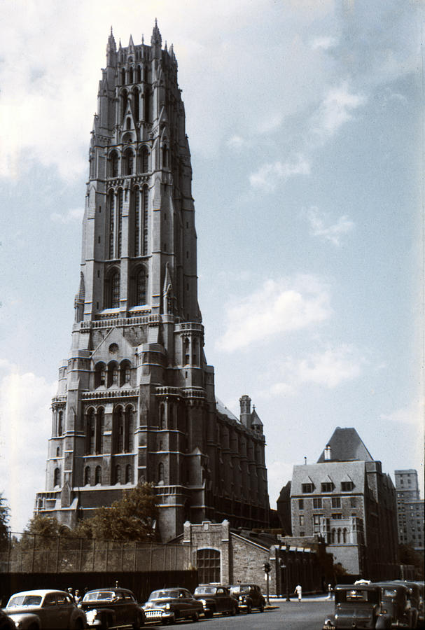 1950 Riverside Church NY Photograph by Marilyn Hunt