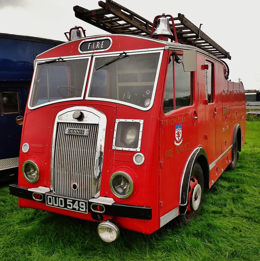 1950s Dennis Fire Engine Photograph by Richard Brookes