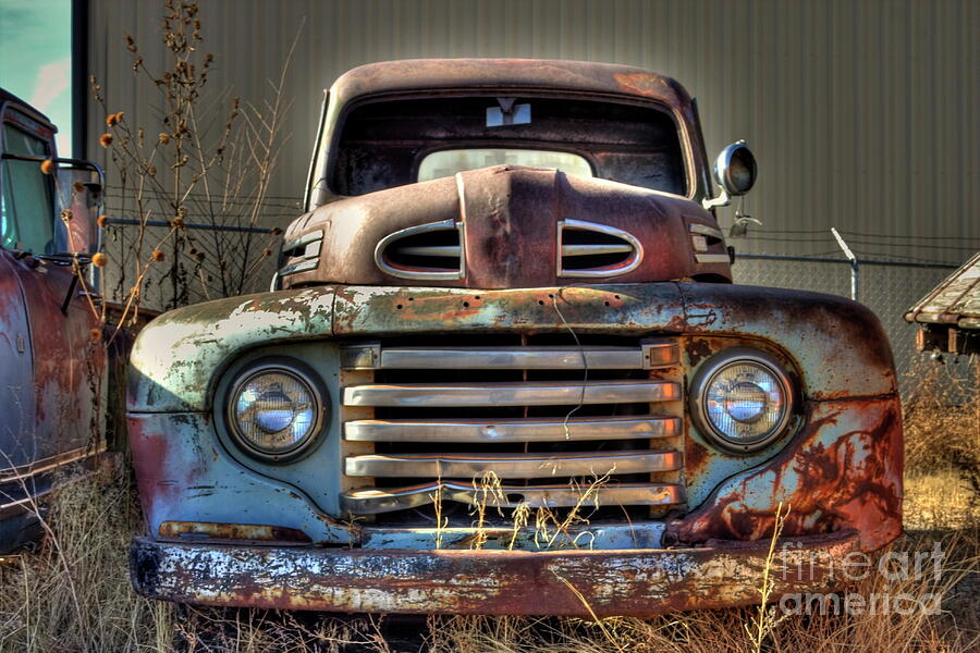 1950’s Ford Grille Photograph by Tony Baca